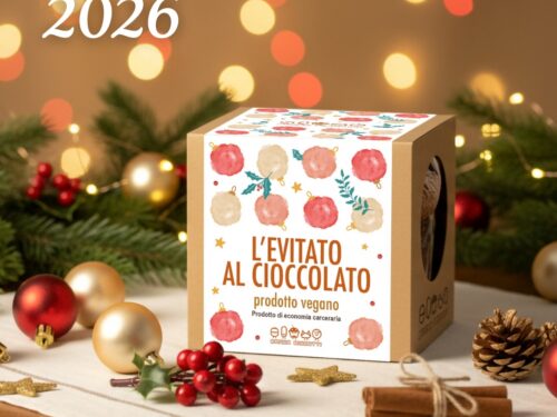 L'Evitato Natalizio VEGAN con Cioccolato Fondente - 750g
